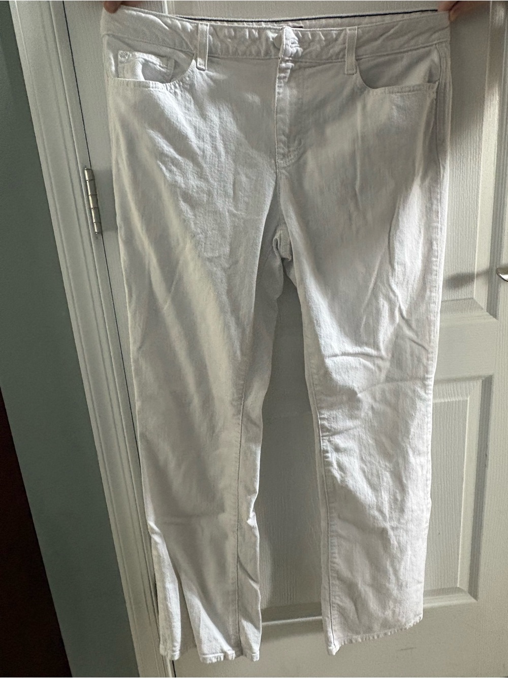 Tommy Hilfiger White Boot Cut Women's Pants
